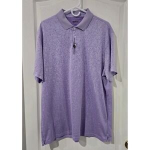 Quieti Performance Golf Polo Shirt 2xl NWOT Purple Preppy Classic Chest 52
